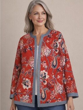 Talbots Quilted Spring Jacket